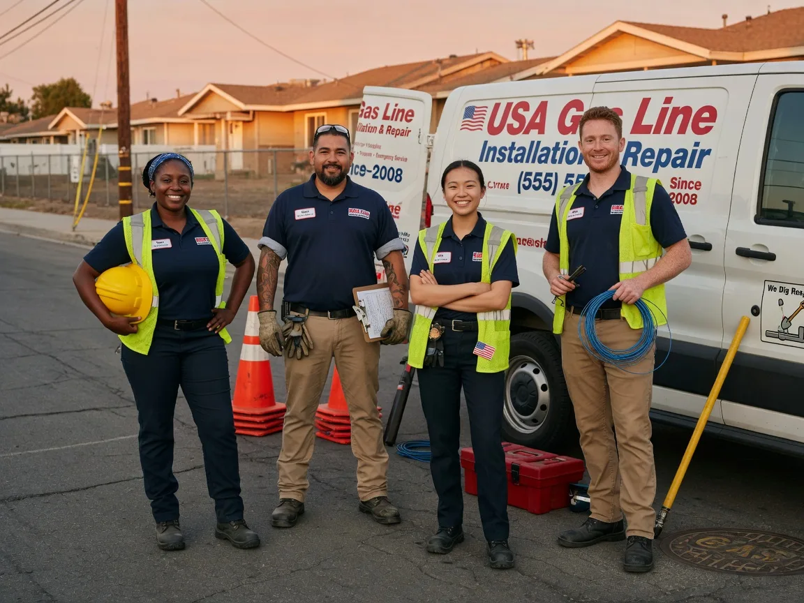 Gas Line Installation company in New Bedford, IL